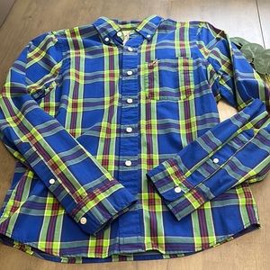 Hollister Plaid Button Down